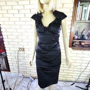 Euc Xscape Womens Little Black Dress Special Occassion Size X X S